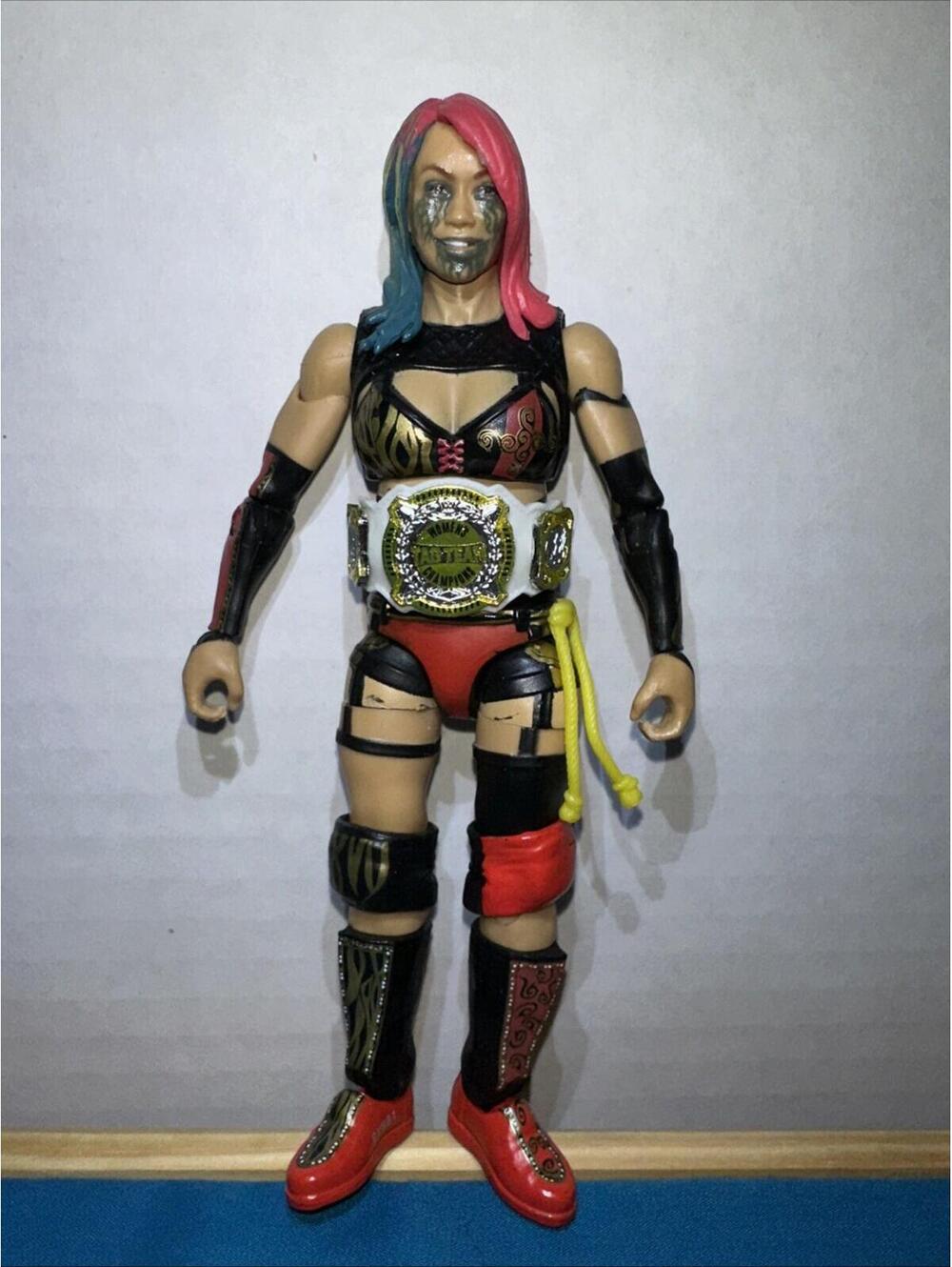 WWE Mattel Elite Collection Series 87 Asuka Figure W/  Woman’s Tag Team Title